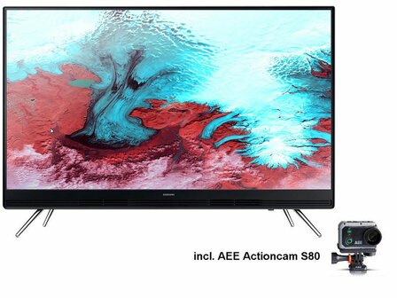 Samsung TV UE49K5170SSXZG incl AEE Actioncam S80 